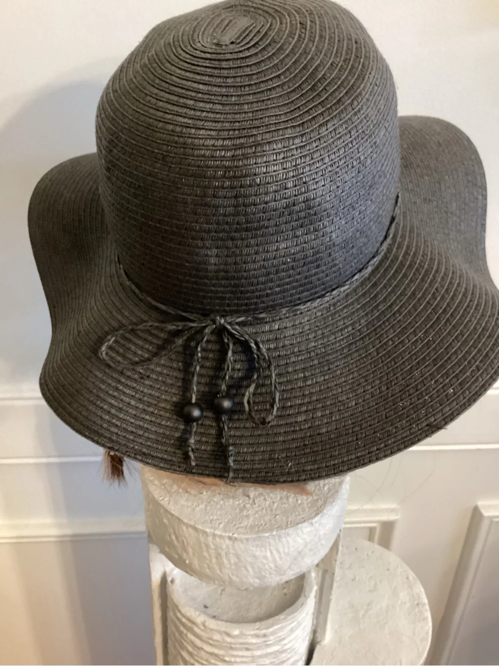 Wide Brim Sun Hat - Black